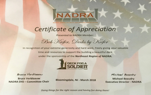 2018 NADRA Volunteer Award